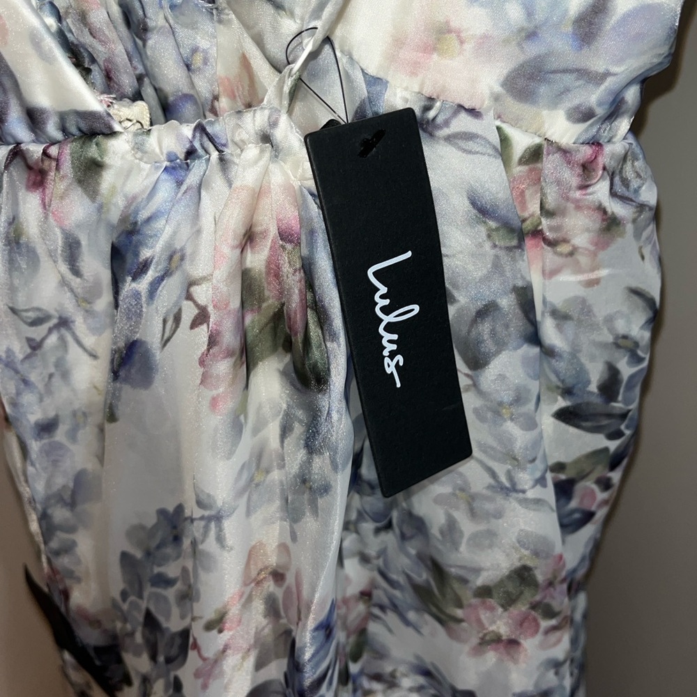 Lulu's Chiffon Floral Maxi Dress - Picture 5 of 7
